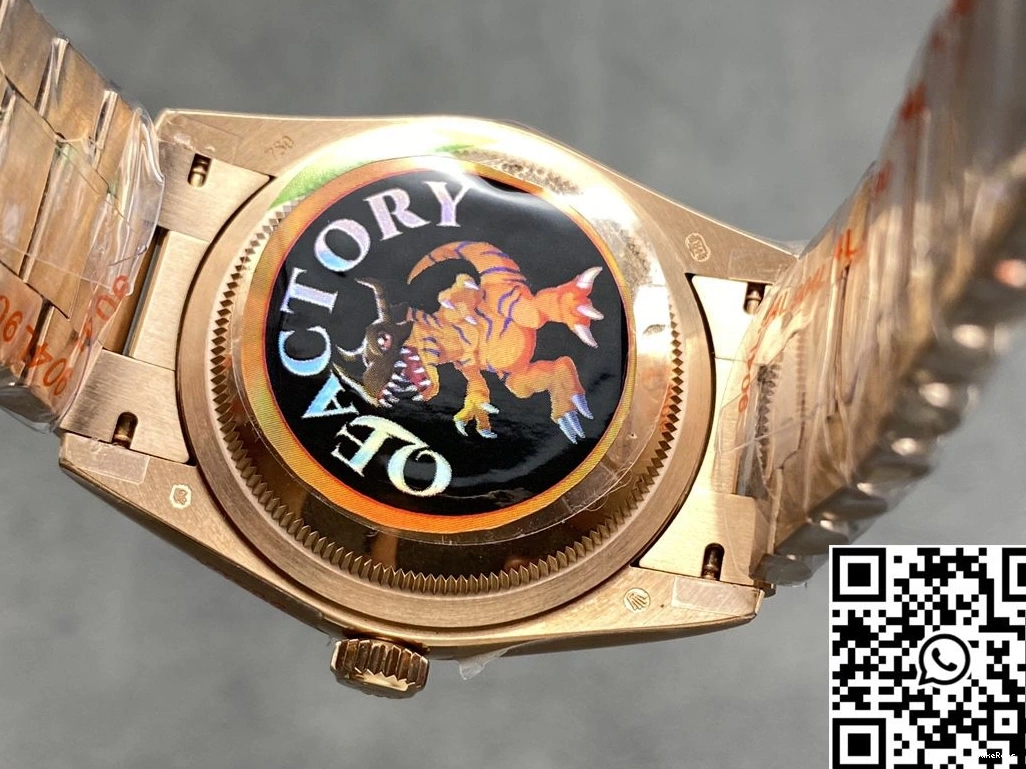 QF Rose Day Gold M228235-0004 v5 Date Dial Rolex Steel Factory Tungsten Silver 1225